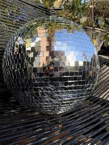 Celebrate It 14' Silver Disco Ball – Mirror Ball – Brand New - Photo 4