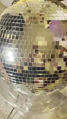 Celebrate It 14' Silver Disco Ball – Mirror Ball – Brand New - Photo 7