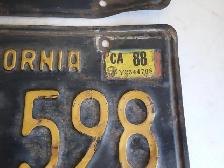 Vintage California License Plates - Photo 2