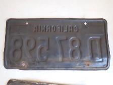 Vintage California License Plates - Photo 5