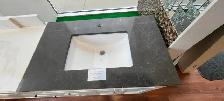 31’‘ Crystal black Quartz countertop for 30'' vanity