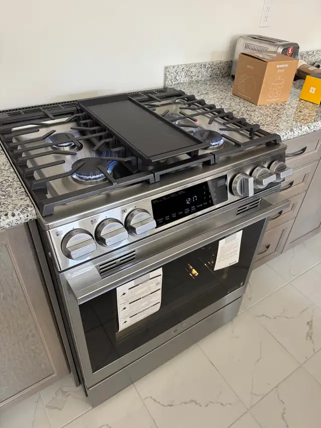 NATURAL GAS STOVES HOOKUPS AND DISCONNECTS