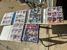 6 BINDERS OF HOCKEY CARDS - OVER 1000 CARDS
