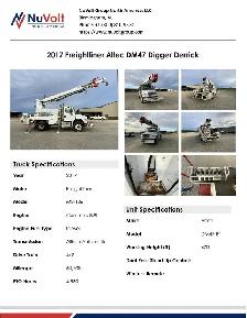 2017 Freightliner Altec DM47 Dual Stand Up Controls Digger - Photo 3