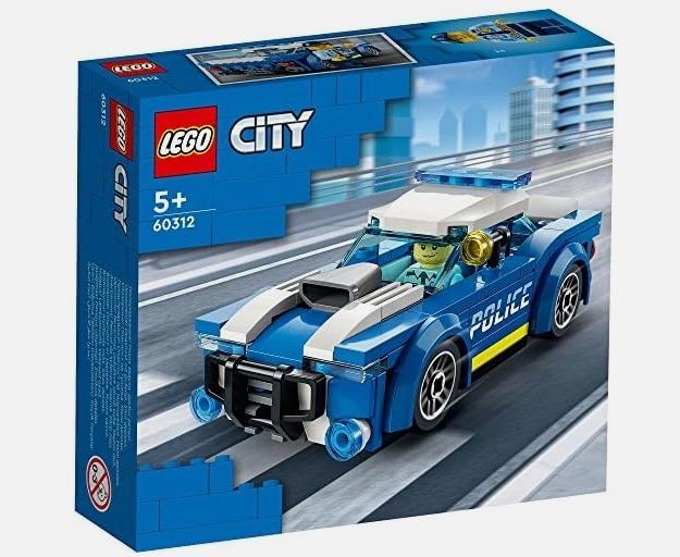 Lego 60312 City Police Car Toy With Officer Minifigure Vehicle