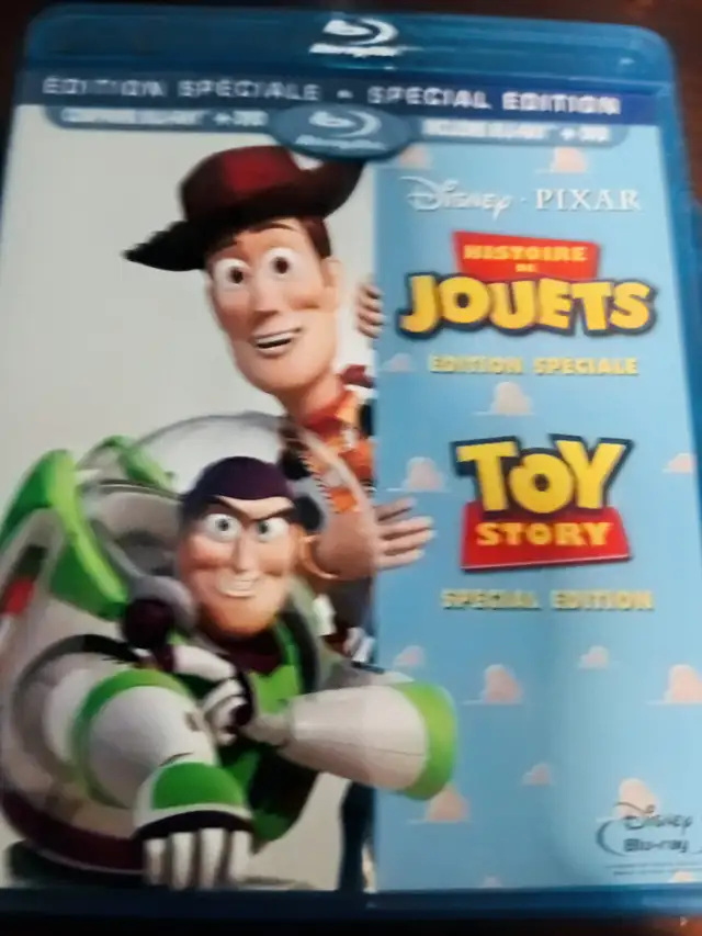 Disney Pixar Toy Story 1 2 3  en Blu-ray/DVD