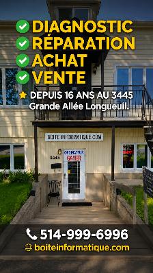 VENTE et  R É P A R A T I ON, laptop, pc gaming, depuis 17 ans