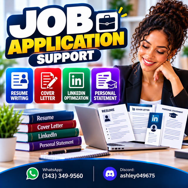 JOB RESUME WRITING, COVER LETTER, LINKEDIN, PERSONAL STATEMENT