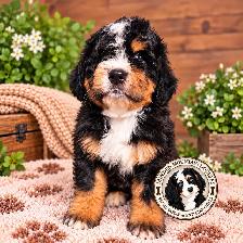 1 puppy left! Ultra Med Bernedoodles