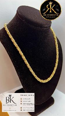 10K  yellow Gold Byzantine Chain # R61 - Photo 2