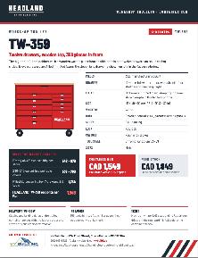 Tool Trolleys 278 / 359 pc – Metric, SAE, Robertson – from $979 - Photo 8