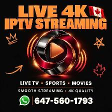 Live 4K ÏPTV Entertainment - Zero Buffering