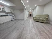 2 bedrooms basement apartment for rent