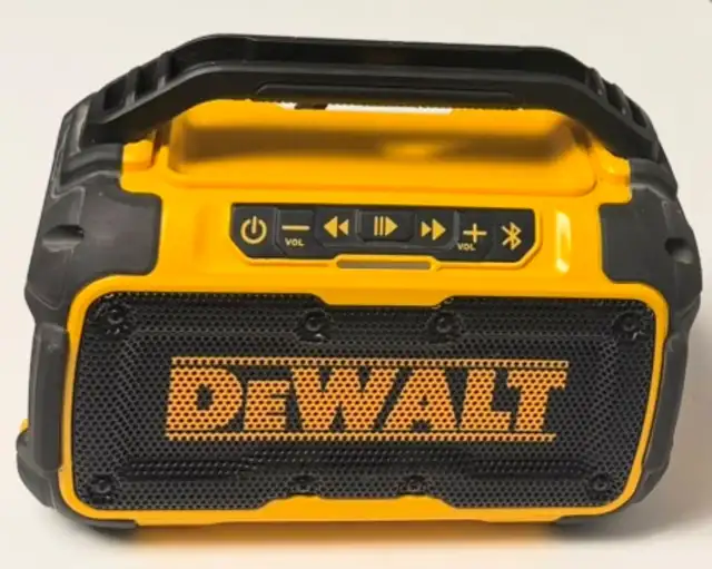 Dewalt DCR010 12V/20V MAX Jobsite Bluetooth Speaker