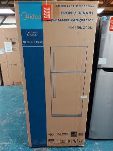 Midea '30' Stainless Steel Top Freezer Bottom Fridge on Sale‼️