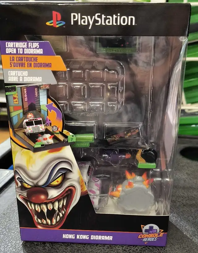 PlayStation Console Heroes Twisted Metal Diorama