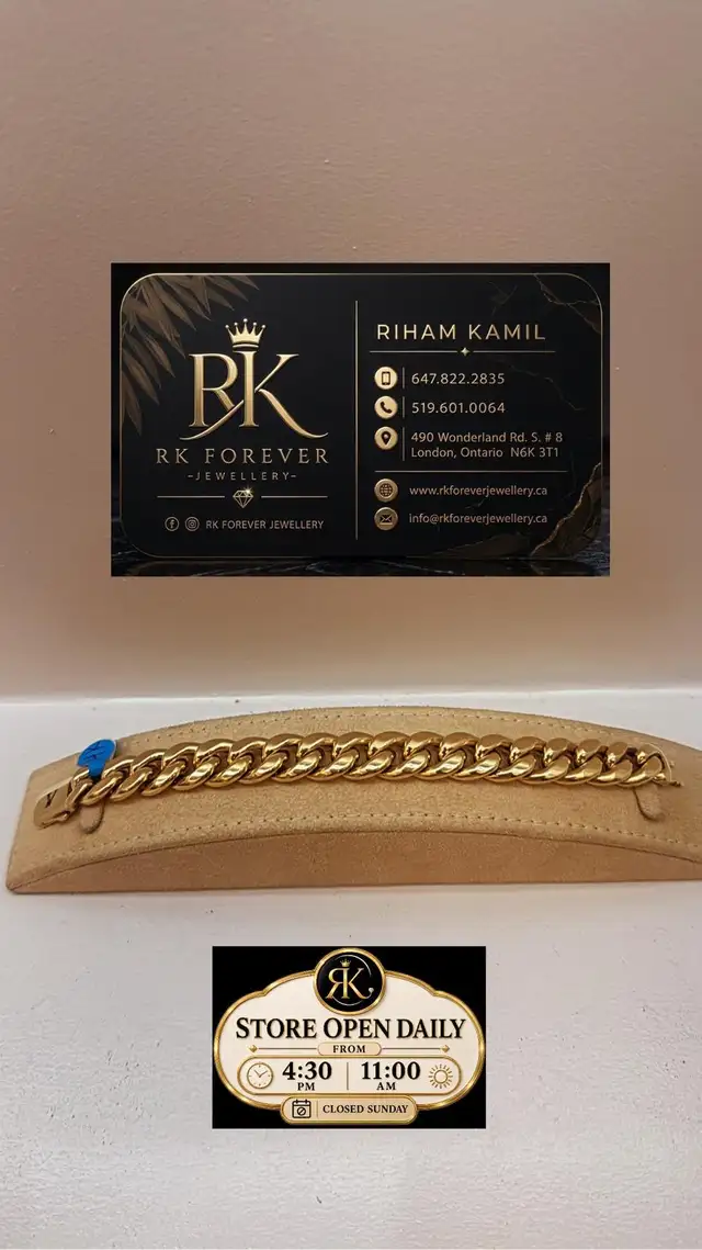 14K  yellow Gold Bracelet  # R 62