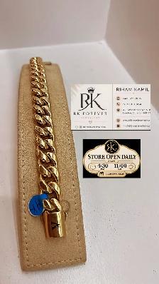 14K  yellow Gold Bracelet  # R 62 - Photo 2