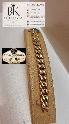 14K  yellow Gold Bracelet  # R 62 - Photo 3