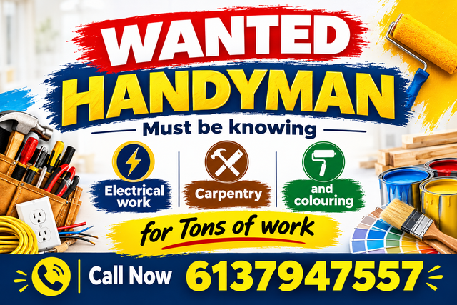 WANTED HANDYMAN-