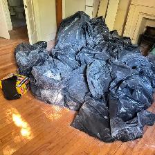 GARBAGE bags of gyprock, 30 to 40 bags half full, easier carry