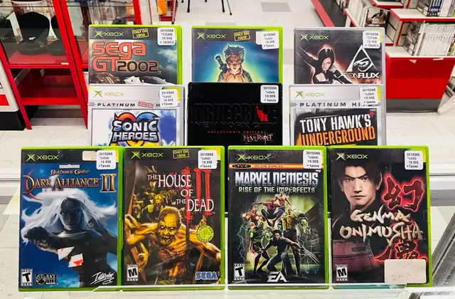 jeux varier pour console xbox