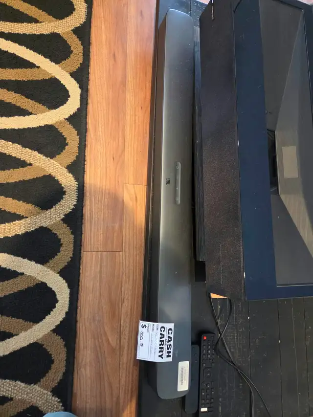 JBL Bar 2.1 Deep Bass Soundbar System with Subwoofer – $300