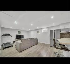one bedroom basement for rent