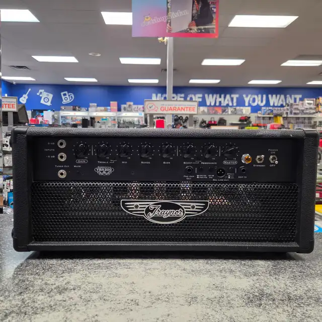 Traynor Bassmaster YBA200 All Tube Bass Amp Head @ Cashopolis!