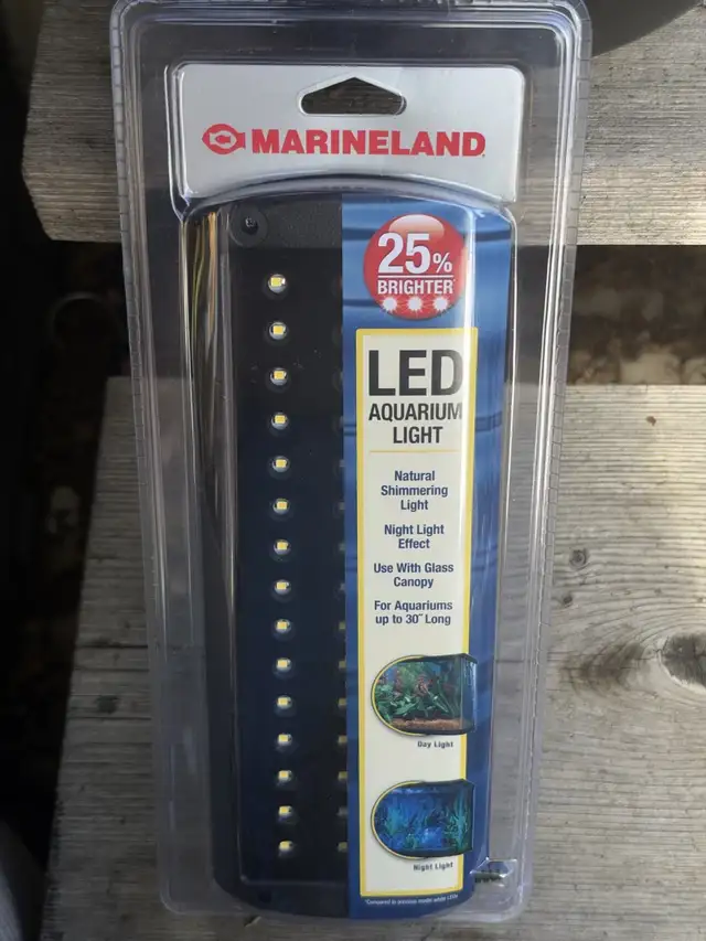 Marineland LED Aquarium Light 11in Tanks to 30in New Sealed