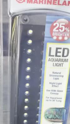 Marineland LED Aquarium Light 11in Tanks to 30in New Sealed - Photo 9