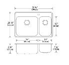 Novanni Elite 60/40 Kitchen Sink - Photo 3
