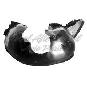 Volkswagen Passat 2016-2019 Fender Liner Front Left and Right - Photo 2