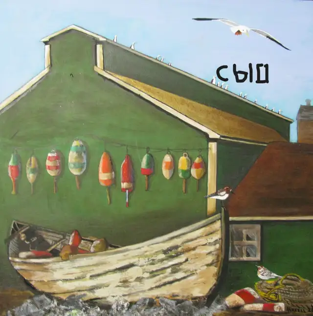 Selection of Original Acrylic Paintings For Sale in Chatham,