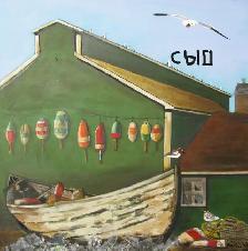 Selection of Original Acrylic Paintings For Sale in Chatham,