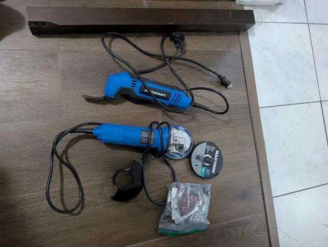 4.5' angle grinder and multi tool