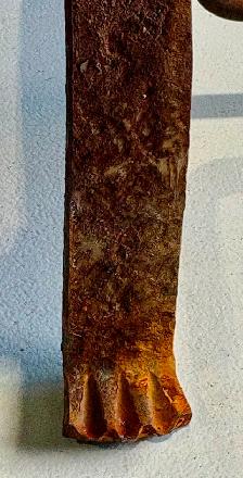 Antique Cast Iron Newspaper Log Roller w Decorative Brass Panel - Photo 7