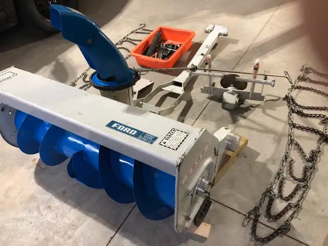 Ford garden tractor snowblower