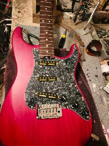 The guitar Shoppe Calgary Bone nut and saddle replacement - Photo 4