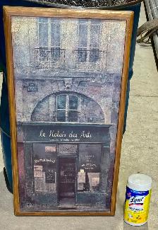 Large Wood Framed Print "Le Relais des Arts" (Chiu Tak Hak) - Photo 6