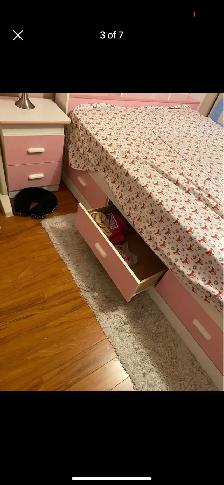 Ikea Double Bed   Dressing Table - Photo 2