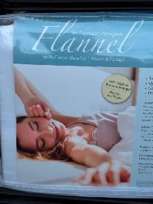 Daniadown Portuguese Flannel Sheet Set Queen - New Sealed - Photo 3