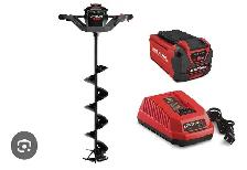 Strikemaster 40V 5 AH ionic Ice Auger
