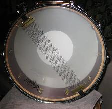 14'x4' Yamaha Maple Custom Absolute snare drum - Photo 3