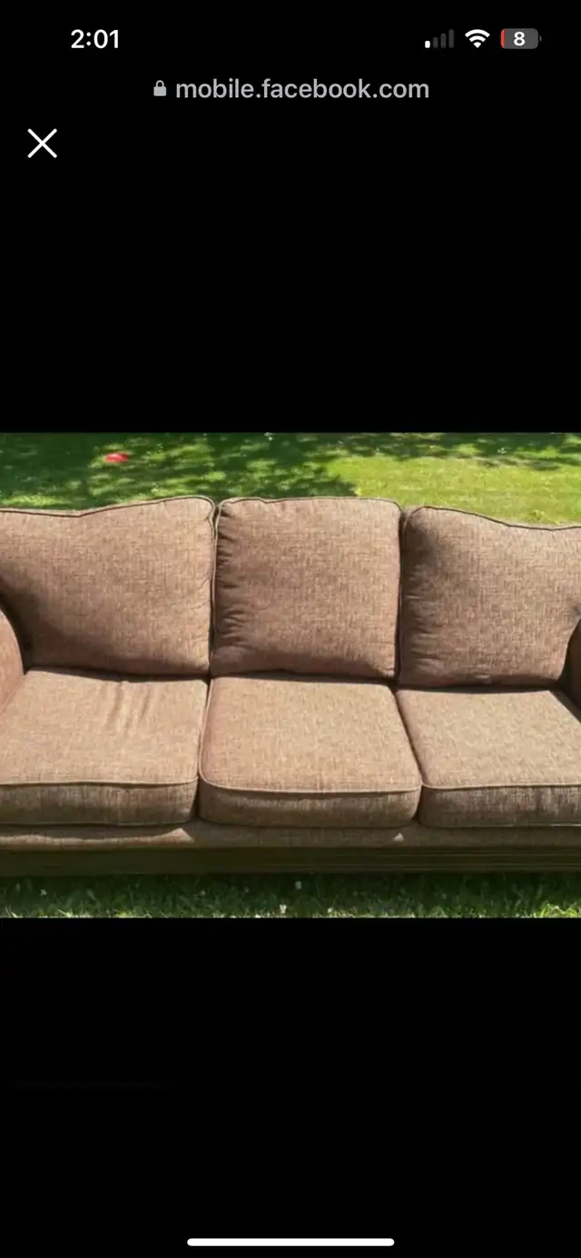 couch and armchair set