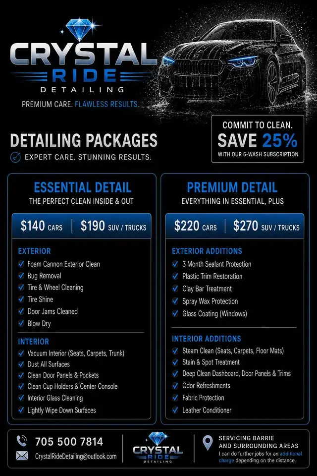 Mobile Car detailing