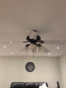 52" Ceiling Fan & Light