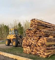 DRY SPRUCE SLAB WOOD