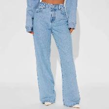 Light Wash Wide Leg Jeans