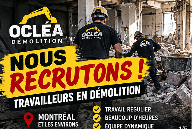 Démolition recrute